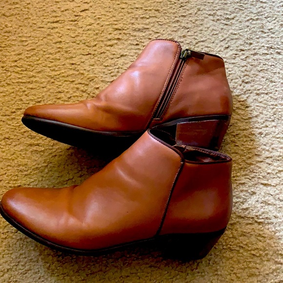 Cognac Brown Booties